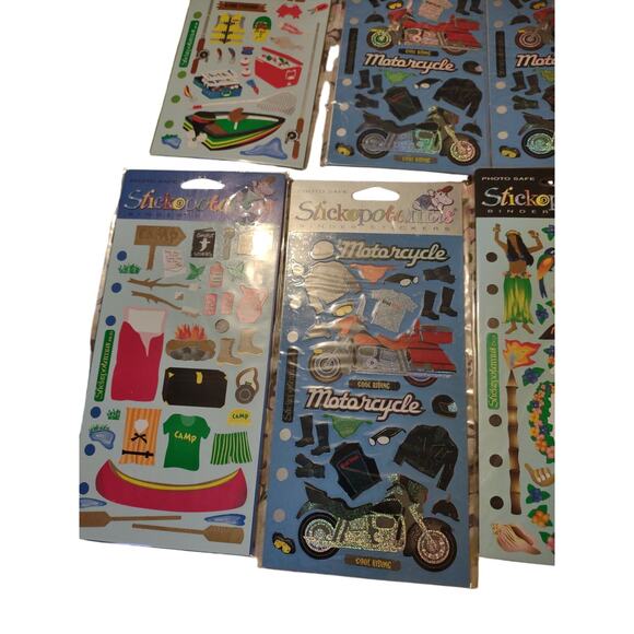 Lot of 11 Stickopotamus Binder Stickers and Holiday Stickers - Picture 6 of 7